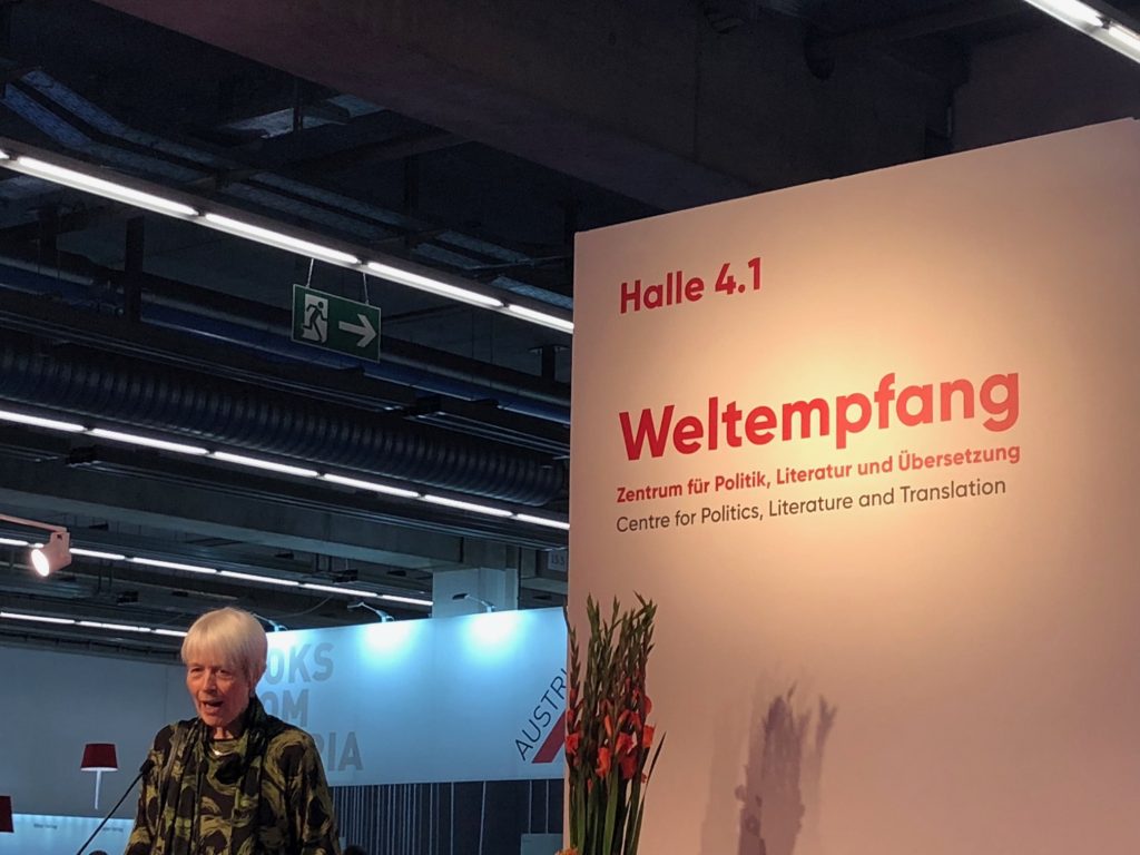 Übersetzerbarke 2018 an Katharina Raabe